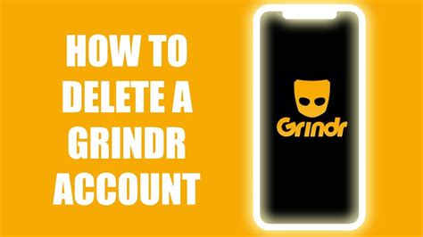 grindr account verwijderen|How To Delete/Deactivate Grindr Account